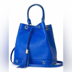 Milly Astor Vibrant Blue Shoulder Bucket Bag - NWT